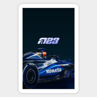 Alex Albon Williams 2024 Sticker